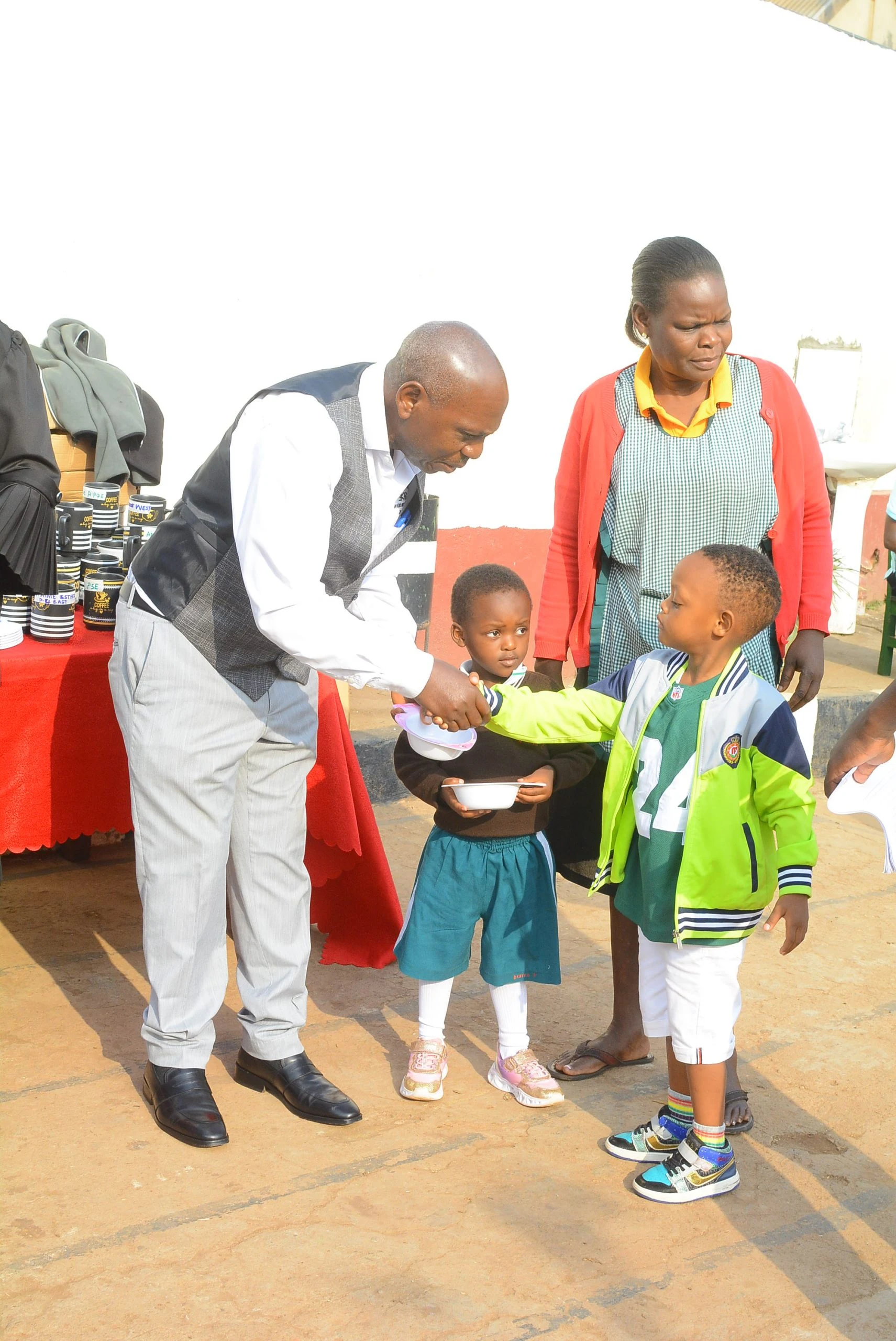 Friendships at the Nsangi campus.